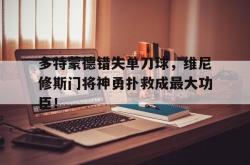 欧宝官网多特蒙德错失单刀球，维尼修斯门将神勇扑救成最大功臣！的简单介绍